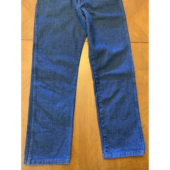 Wrangler Jeans 34x31.5 Blue 13MWZPW‎ Original Cowboy Cut Denim American Rodeo - Picture 4 of 16